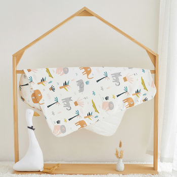 Zavivajuća deka za novorođenče – Granular Bear, 100% pamuk, punilo od umjetnih vlakana, sve sezone, uzorci: životinje, crtići, pruge