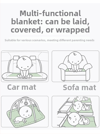 Beebi bambuskiudud swaddle tekk - multikas muster, suveks kasutamiseks, imikutele ja väikelastele