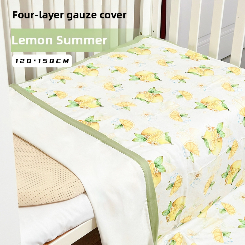 Beebi bambuskiudud swaddle tekk - multikas muster, suveks kasutamiseks, imikutele ja väikelastele