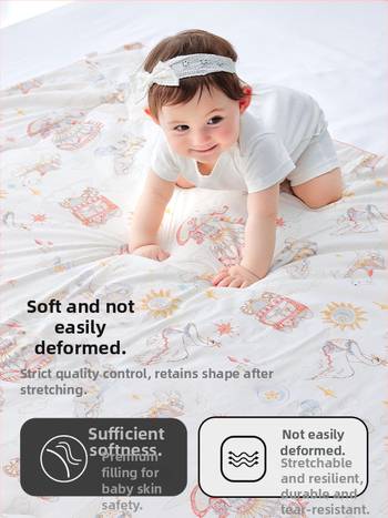 Meijia bell Laste Cartoon-kujundusega tekk | Kõigi aastaaegade jaoks sobiv, 1–3-aastastele | Välimine materjal: 95% polüester, 5% spandex; vooder: 100% nailon; täidis: 100% polüester