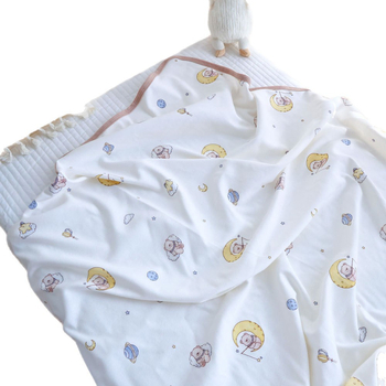 Swaddle deka za novorođenčad – 100% pamuk, uzorak životinja, za sve sezone, za novorođenčad 0–1 godina
