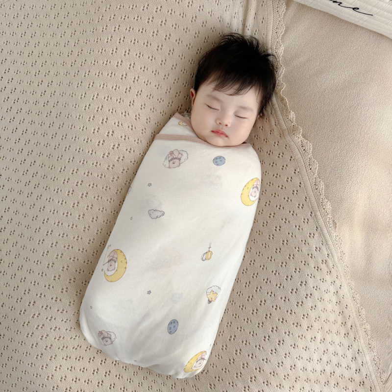Swaddle deka za novorođenčad – 100% pamuk, uzorak životinja, za sve sezone, za novorođenčad 0–1 godina