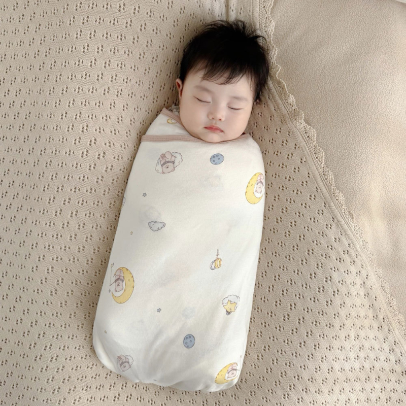 Swaddle deka za novorođenčad – 100% pamuk, uzorak životinja, za sve sezone, za novorođenčad 0–1 godina