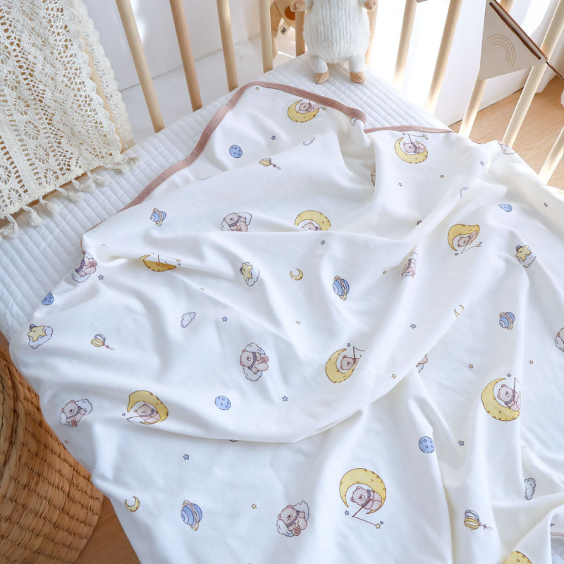 Swaddle deka za novorođenčad – 100% pamuk, uzorak životinja, za sve sezone, za novorođenčad 0–1 godina