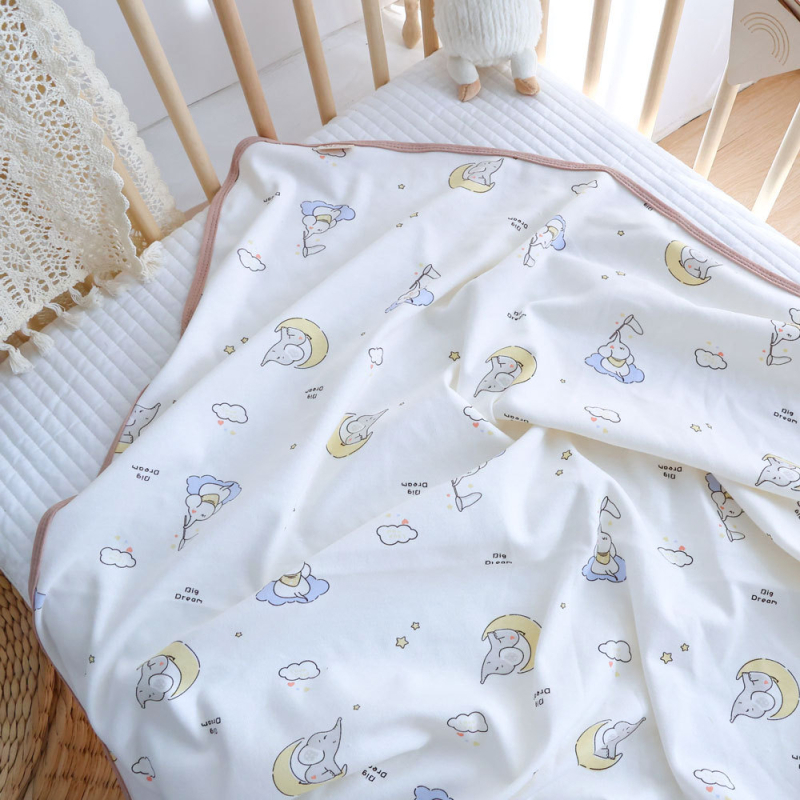 Swaddle deka za novorođenčad – 100% pamuk, uzorak životinja, za sve sezone, za novorođenčad 0–1 godina