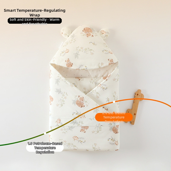 Original bear Detská deka s kresleným vzorom, materiál 50% Tianzhu vlákno + 50% bavlna, výplň 55,1% regenerovaná celulóza vlákno + 44,9% polyester, pre novorodencov