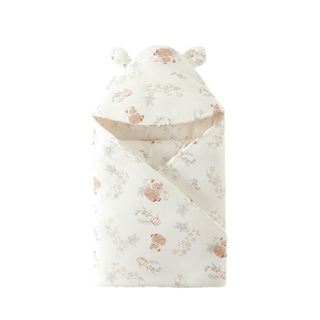 Original bear Detská deka s kresleným vzorom, materiál 50% Tianzhu vlákno + 50% bavlna, výplň 55,1% regenerovaná celulóza vlákno + 44,9% polyester, pre novorodencov