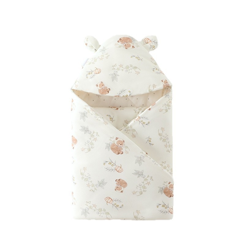 Original bear Detská deka s kresleným vzorom, materiál 50% Tianzhu vlákno + 50% bavlna, výplň 55,1% regenerovaná celulóza vlákno + 44,9% polyester, pre novorodencov