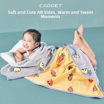 Drizzle flanelinė antklodė vaikams – animacinio stiliaus, 3-6 metų, 500-800 g, visiems metų laikams