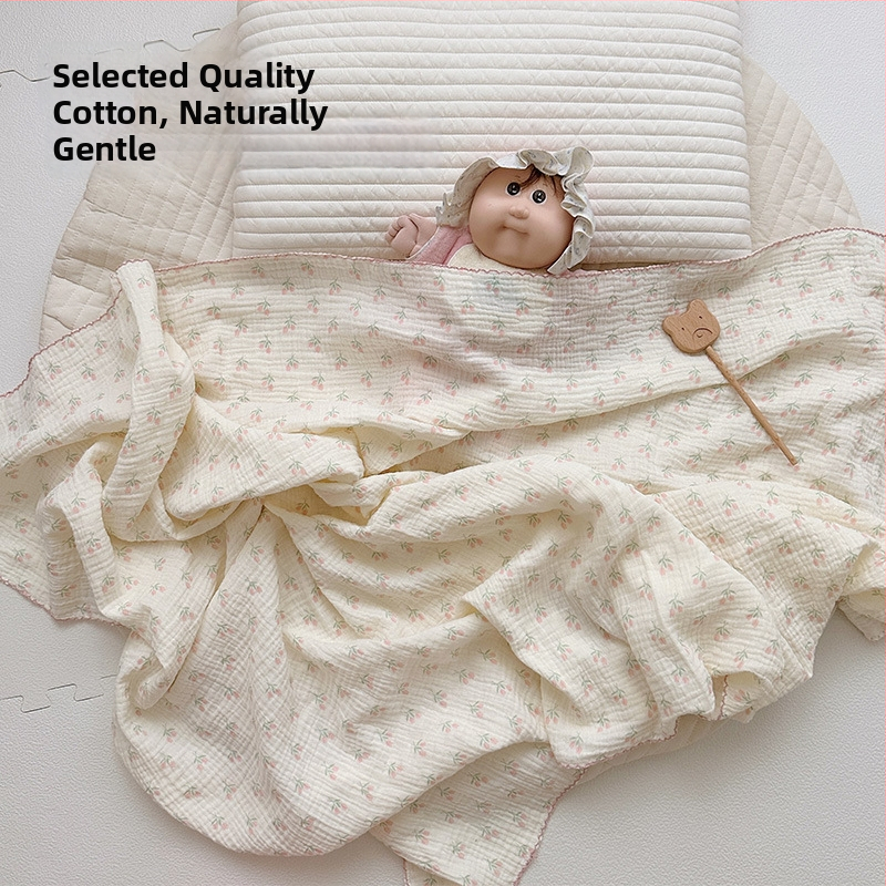 Dviejų sluoksnių gauzės pledas kūdikiams, vasarinis svoris, 100–200 g, tinkamas nuo gimimo iki 6 metų