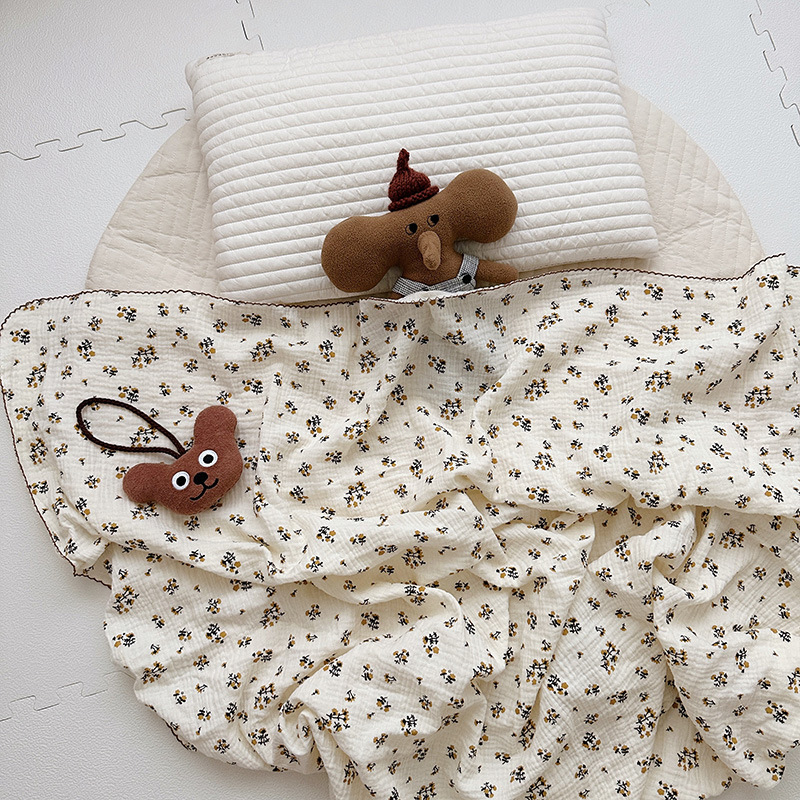 Dviejų sluoksnių gauzės pledas kūdikiams, vasarinis svoris, 100–200 g, tinkamas nuo gimimo iki 6 metų