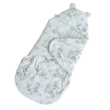 Naujagimio medvilninis miego maišelis – gryna medvilnė audinys, ≤0,5 kg, pavasaris–ruduo