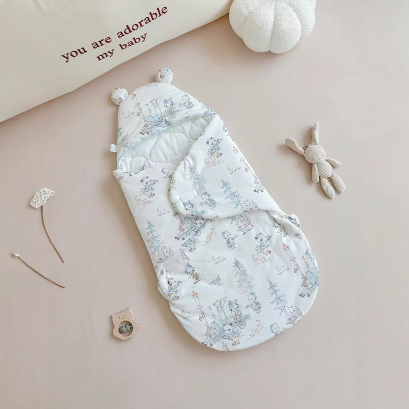 Naujagimio medvilninis miego maišelis – gryna medvilnė audinys, ≤0,5 kg, pavasaris–ruduo