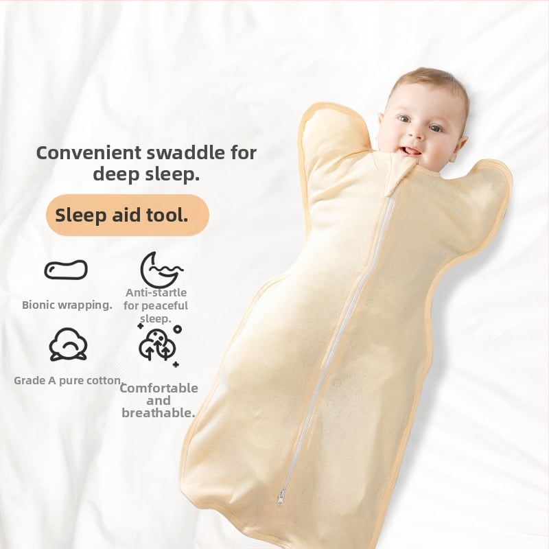 Suvised mähkimise magamiskott beebidele, 100% puuvill, ühtlane muster, turvalisuse klass A, sobiv 1–3-aastastele