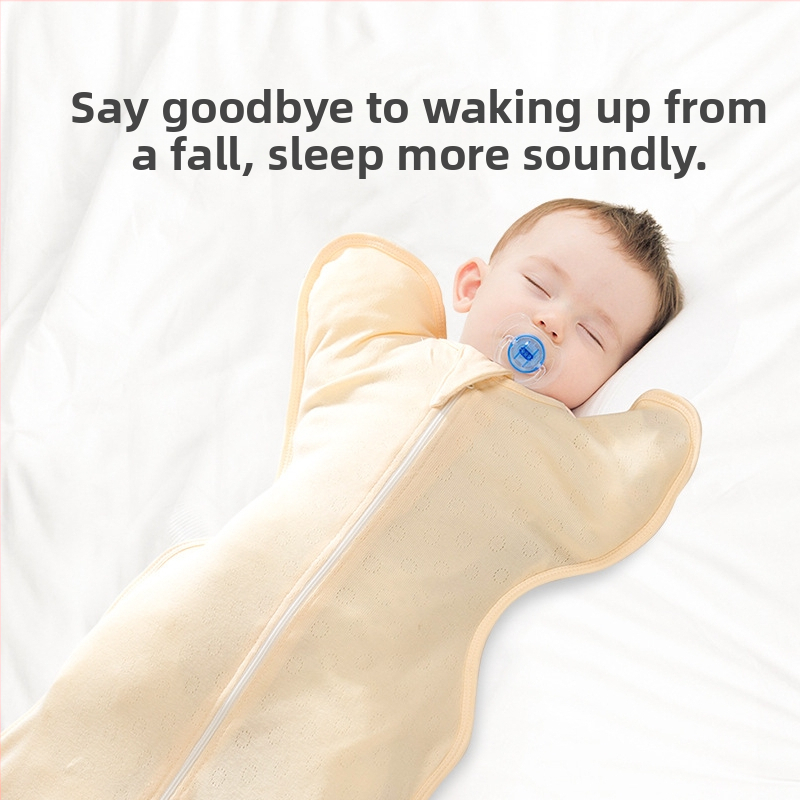 Suvised mähkimise magamiskott beebidele, 100% puuvill, ühtlane muster, turvalisuse klass A, sobiv 1–3-aastastele