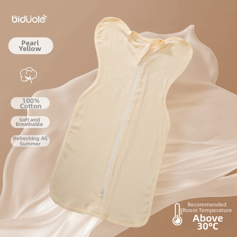 Suvised mähkimise magamiskott beebidele, 100% puuvill, ühtlane muster, turvalisuse klass A, sobiv 1–3-aastastele