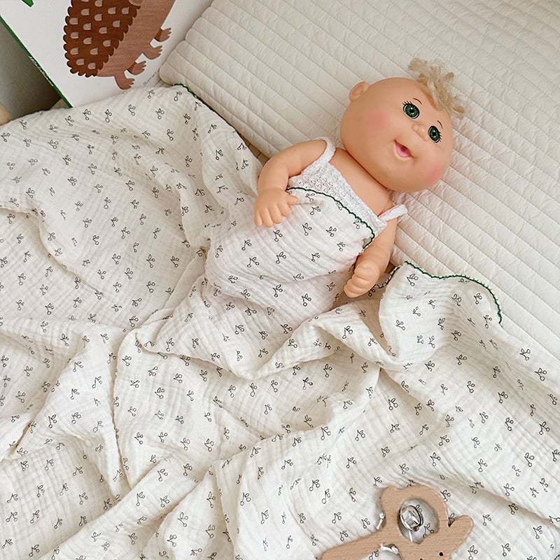 Bethmei Gauzės pledas vaikui – vasara, lengvas, 100–200 g, tinkamas naujagimiams ir kūdikiams