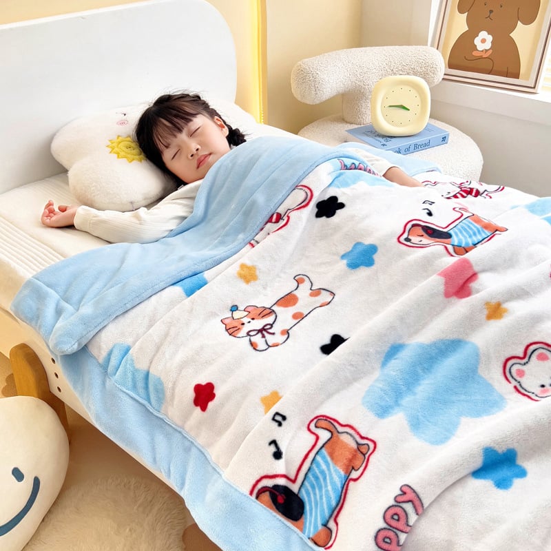 Pieno veliūro antklodė vaikams, 800–1000 g, rudenį–žiemą, 6–12 metų vaikams