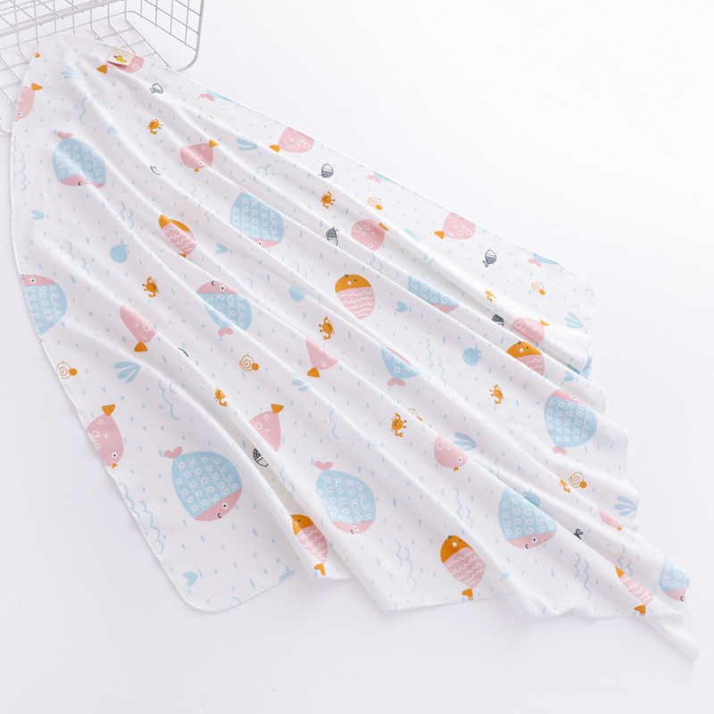 Detská zavinovacia osuška z čistého bavlna (95%+), vhodná pre novorodencov 0–12 mesiacov; vzory: zvieratá, kreslené postavičky, kvety; bezpečnostná trieda A