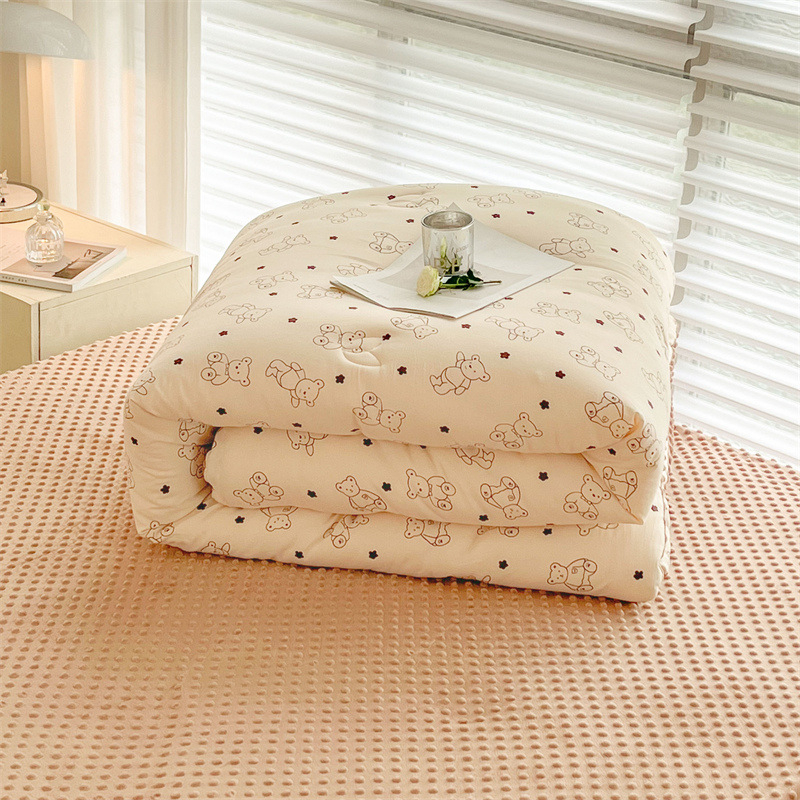 Vaikų antklodės šerdis su plaunamu dvigubu velūro sluoksniu, šiltas pavasariui ir rudeniui, tinkama iki 14 metų vaikams