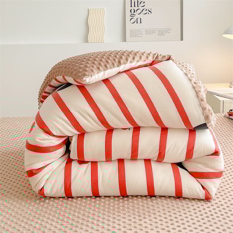 Vaikų antklodės šerdis su plaunamu dvigubu velūro sluoksniu, šiltas pavasariui ir rudeniui, tinkama iki 14 metų vaikams