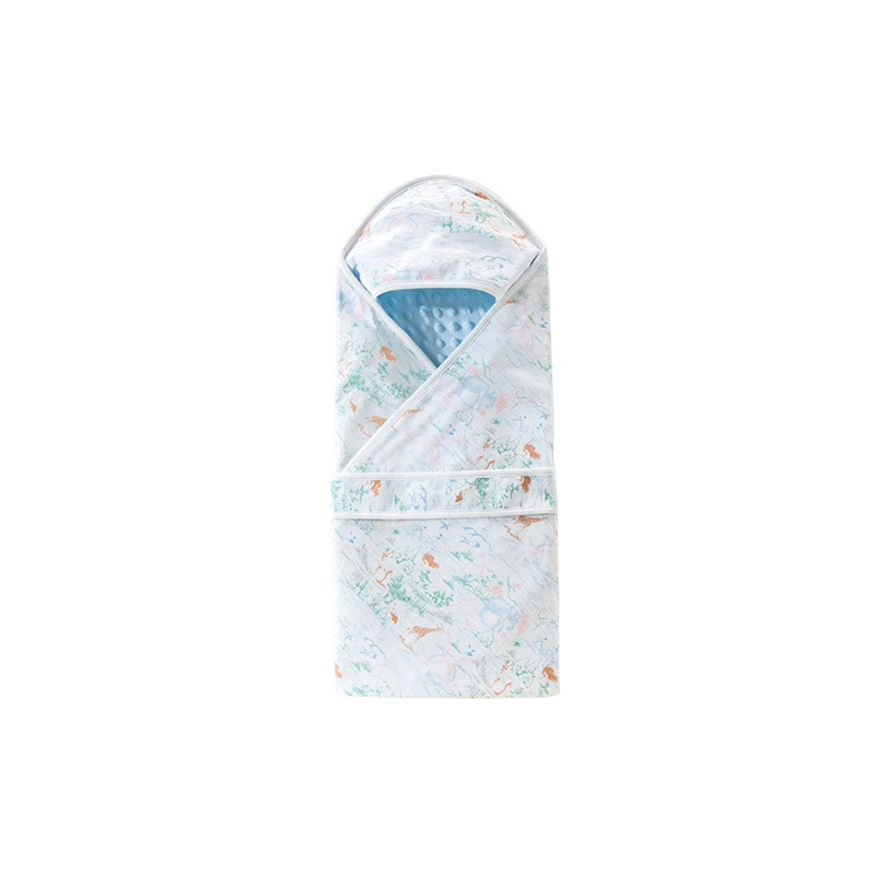 Joyful Little Bear Swaddle deka za novorođenče - 100% pamuk, karikatura uzorak, proljeće i jesen, sigurnosna Klasa A, za dob 0-12 mjeseci