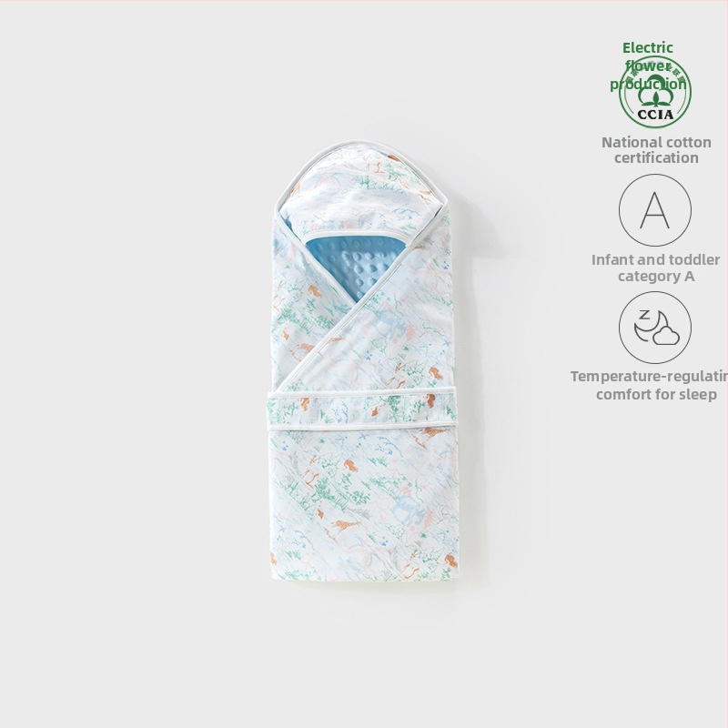 Joyful Little Bear Swaddle deka za novorođenče - 100% pamuk, karikatura uzorak, proljeće i jesen, sigurnosna Klasa A, za dob 0-12 mjeseci