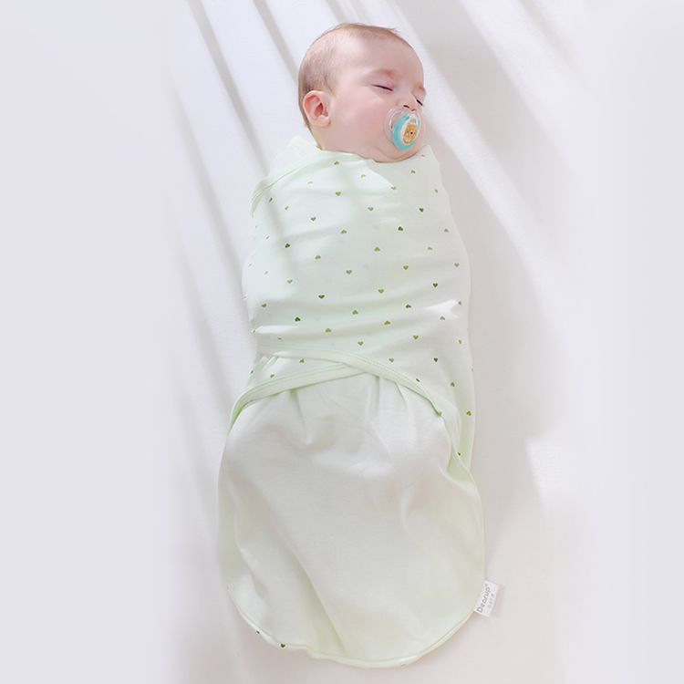 Novorođenački grlići swaddle noćni vrećica Deair Premium, 100% pamuk, punilo pamuk, uzorak: jednobojan ili točkasti, za proljeće-ljeto-jesen