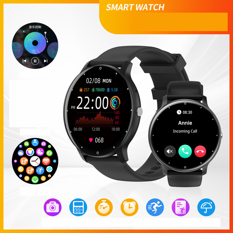 Έξυπνο βραχιόλι με μουσικό ξυπνητήρι, καρδιακό ρυθμό, οξυγόνο στο αίμα, παρακολούθηση αρτηριακής πίεσης, παρακολούθηση ύπνου, μέτρηση βημάτων, μέτρηση θερμίδων και αθλητικό ρολόι.