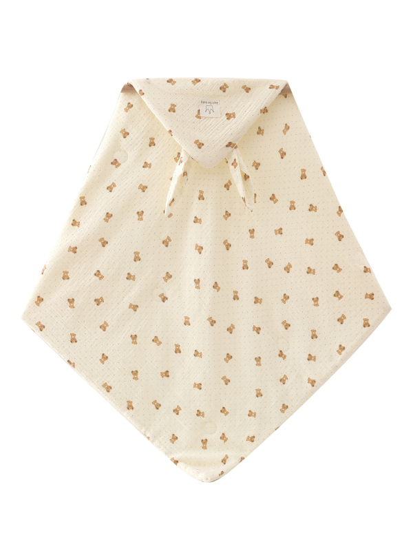 Naujagimio įvyniojimo antklodė - audinys: verpalai, užpildas: šilko-pamukas, raštas: karikatūra, tinka naujagimiams