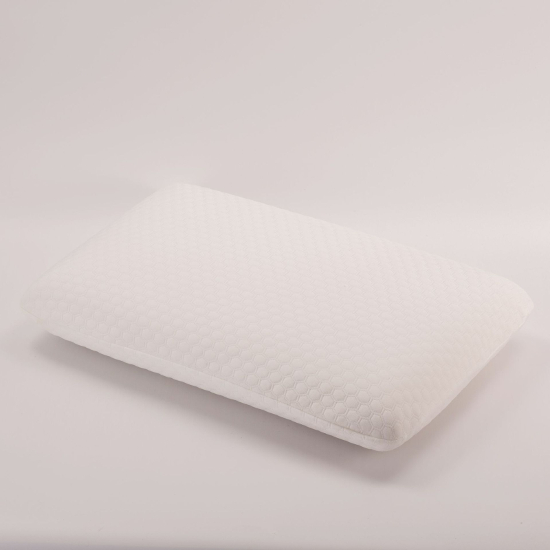 Memorinių putų pagalvė su 100% medvilnės užvalkalu, poliuretano užpildas, stačiakampio formos, rankų darbo