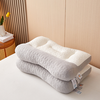 Kaklo atramosi pagalvė kaklo laikymui, plunksnų šilko užpildas ir pluošto užvalkalas – stačiakampė, suaugusiems