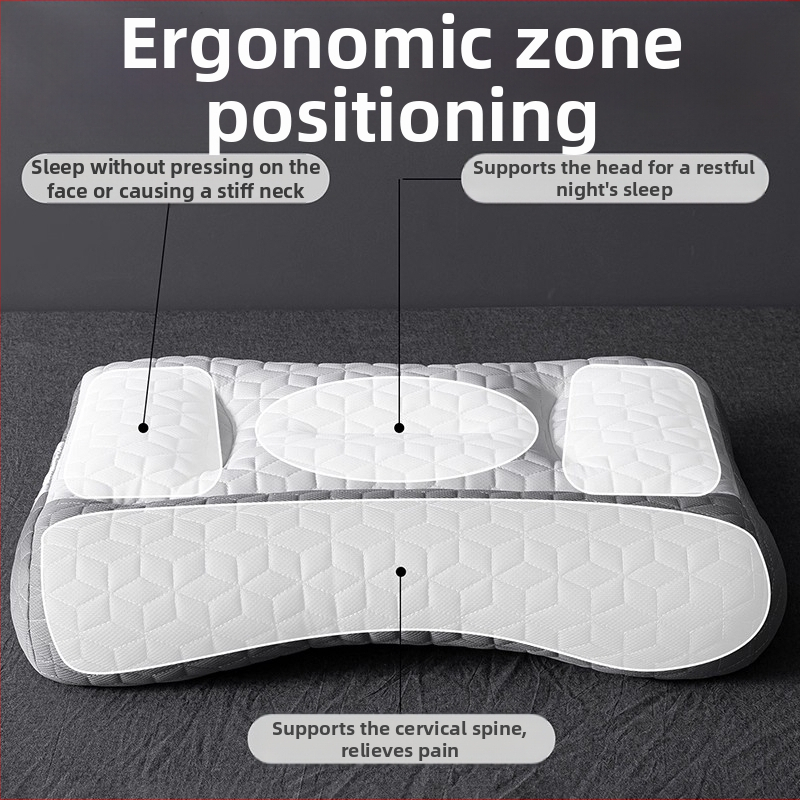 Kakla atbalsta spilvens ar spaldu zīdu pildījumu un šķiedras pārvalku – taisnstūra forma, pieaugušajiem