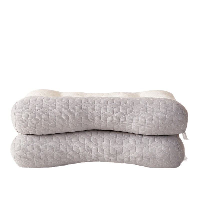 Kaklo atramosi pagalvė kaklo laikymui, plunksnų šilko užpildas ir pluošto užvalkalas – stačiakampė, suaugusiems