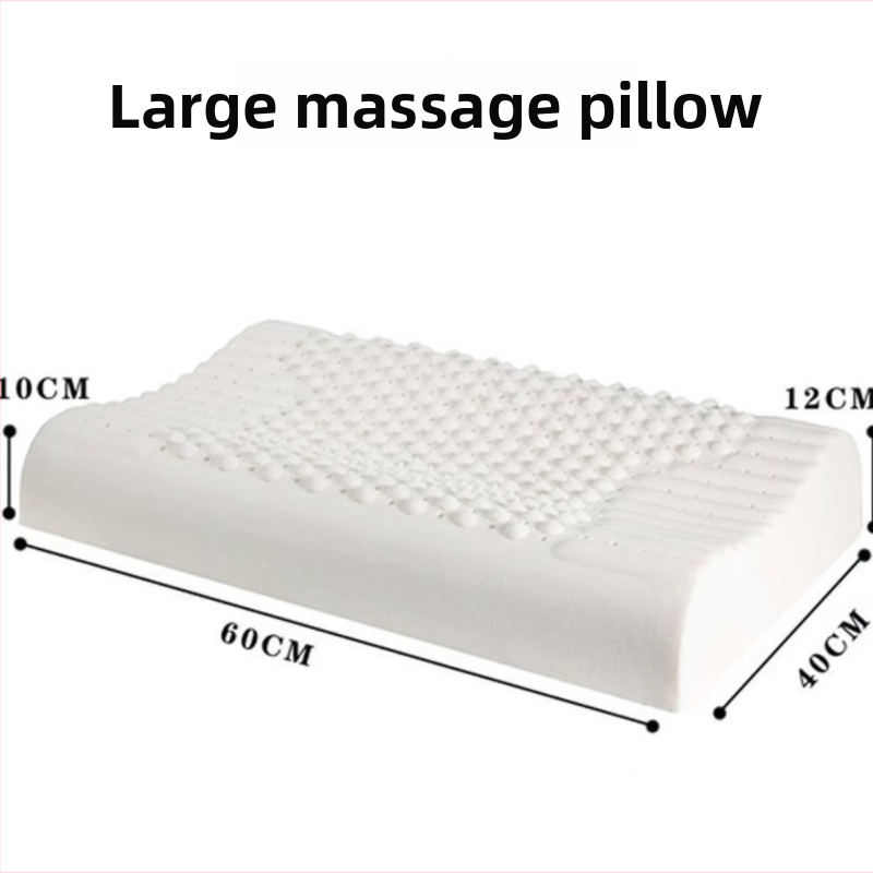 Latexová vankúš, vlnitý tvar, prírodný latex, obsah latexu 80–90%, bez prispôsobenia