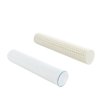 Natūralaus latekso stačiakampė pagalvė, 90% latekso turinys, 5–10 cm aukštis, megzta medžiaga, kaklo palaikymas