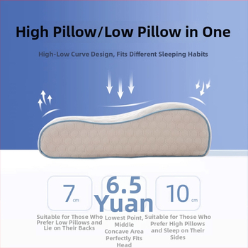 Pillow Island kaklo pagalvė, drugelio formos, su atminties putomis, aukštis 5–10 cm, sver 1 kg, kvėpuojantis