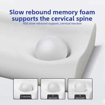 Pillow Island kaklo pagalvė, drugelio formos, su atminties putomis, aukštis 5–10 cm, sver 1 kg, kvėpuojantis