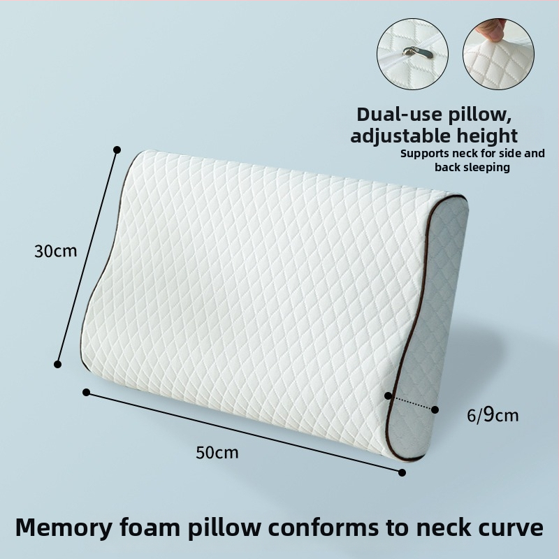 Pillow Island kaklo pagalvė, drugelio formos, su atminties putomis, aukštis 5–10 cm, sver 1 kg, kvėpuojantis