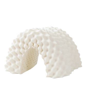 Latexový vankúš, obdĺžnikový tvar, prírodný latex, obsah latexu 70–80%, výška 10–15 cm