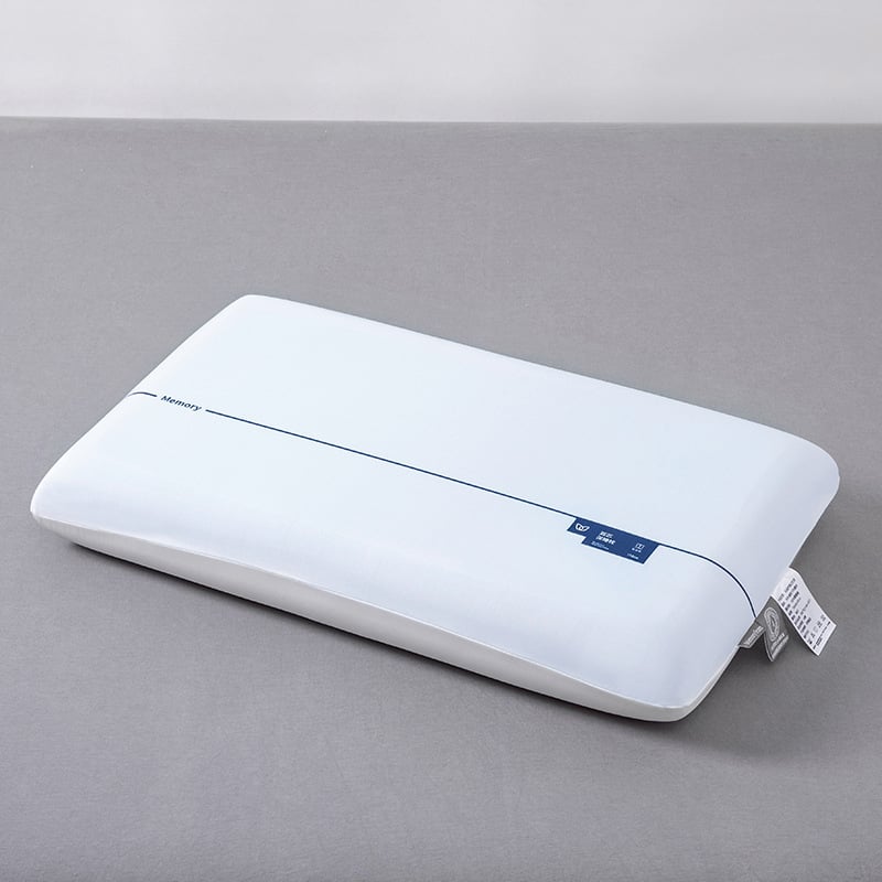 Sügava une padi mäluvahust ja kaela toestusega, ristkülikukujuline, kõrgus 5–10 cm, Ice Silk kate, ühe kasutaja jaoks