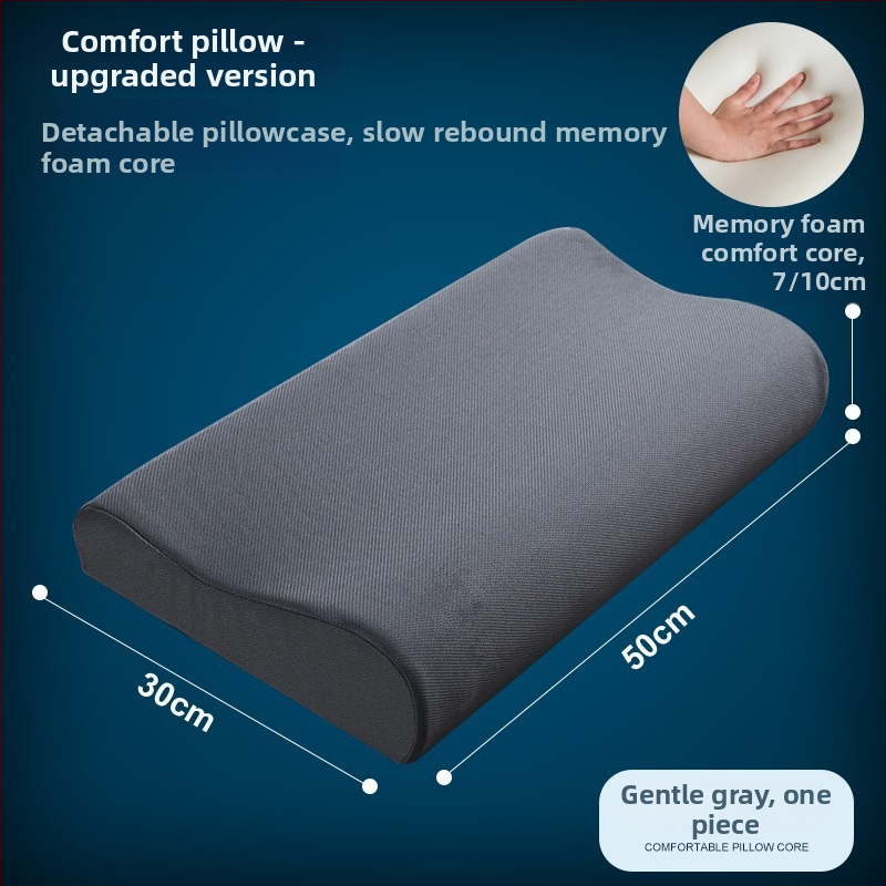 Pillow Island mäluvaht kaelatuge padi – liblika kuju tuum, mõõdukas tugi, sobib tudengimajja, autole ja lennukile