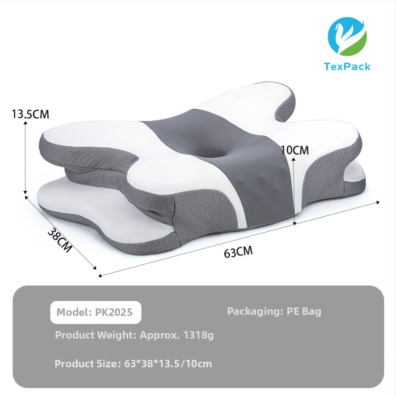 Ruizman memóriahab nyakpárna pillangó alakú, tömeg 1.0–1.5 kg