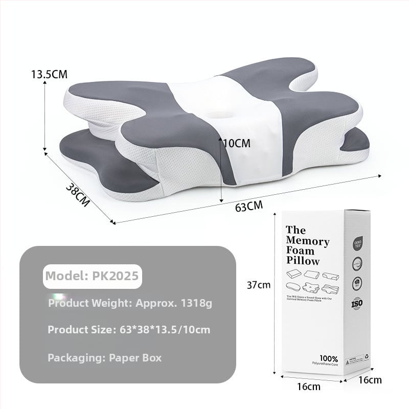 Ruizman memóriahab nyakpárna pillangó alakú, tömeg 1.0–1.5 kg
