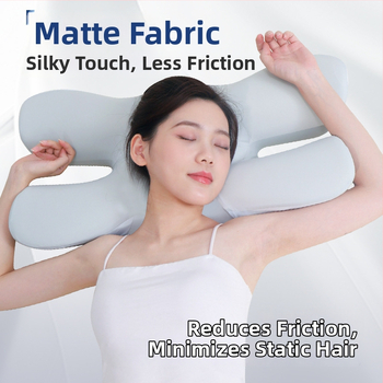 Atminties putų pagalvė su drugelio forma, Modal audinys, kaklo slankstelių apsauga, skirta šoniniam miegui, svoris 0,5–1 kg