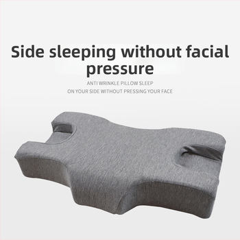 Memorijos putų grožio pagalvė, stačiakampės formos, užvalkalas iš poliesterio-pamuko, vidinis užpildas: atminties putos, aukštis 5-10 cm, svoris 0.5-1 kg, pritaikoma apdorojimo