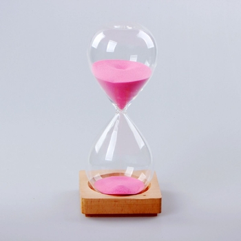 Δημιουργικός χρονοδιακόπτης σε σχήμα κλεψύδρας, διαθέσιμος σε πολλά χρώματα, 5 λεπτά, 30 λεπτά και 60 λεπτά, διαφανής γυάλινη κλεψύδρα.