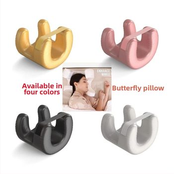 Myhome atminties putų pagalvė su plunksnų velūro užvalkalu, ateivių formos šoninės miego pagalvė, pritaikoma suaugusiems