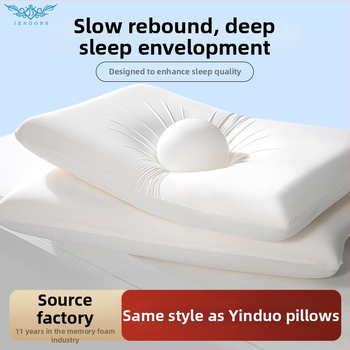 Stačiakampė kaklo slankstelio pagalvė iš atminties putų, mezginio užvalkalas, pritaikomas, branduolio svoris 1.0–1.5 kg