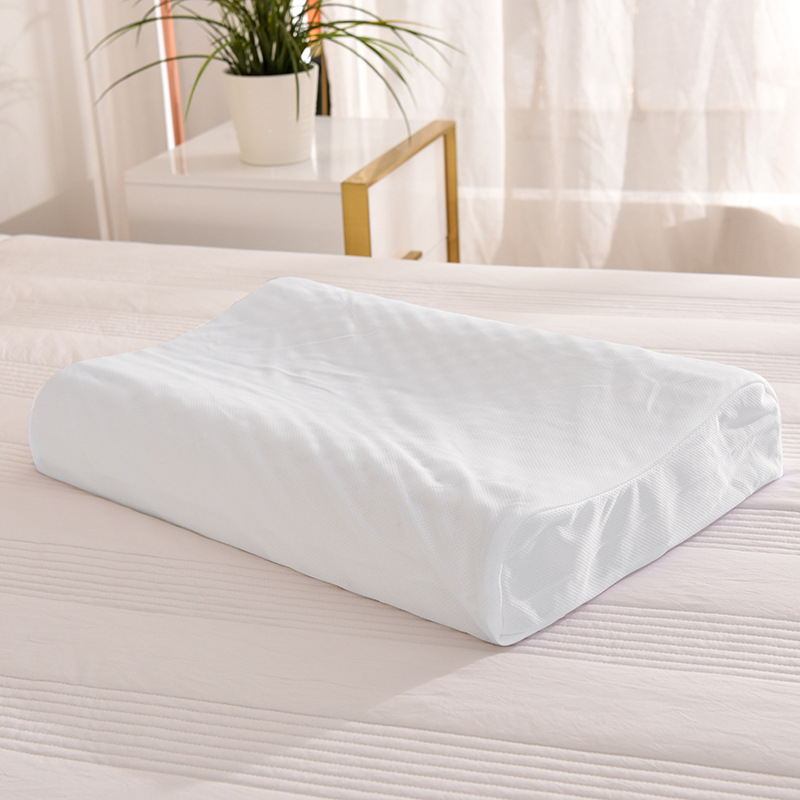 Refined Rose loodusliku lateksiga padi kaela toeks, ristkülikukujuline, 90% lateksi sisaldus, kootud kate, täiskasvanutele